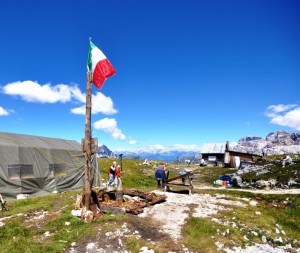 Gruppo Volontari delle Dolomiti sul Monte Piana