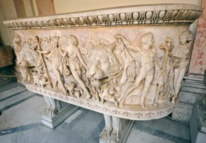 I leoni sul sarcofago