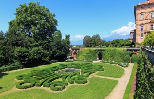 Giardino all’italiana del castello d’Agliè