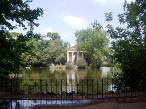 Il tempietoo di villa Borghese.