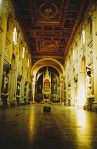 navata centale S.Giovanni in Laterano