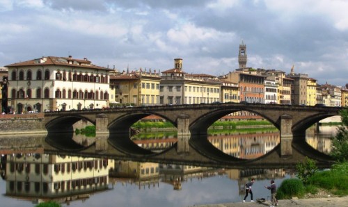 Firenze - Il Ponte alla Carraia raddoppiato
