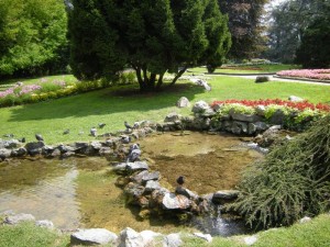 Torino, Parco del Valentino, giardino roccioso