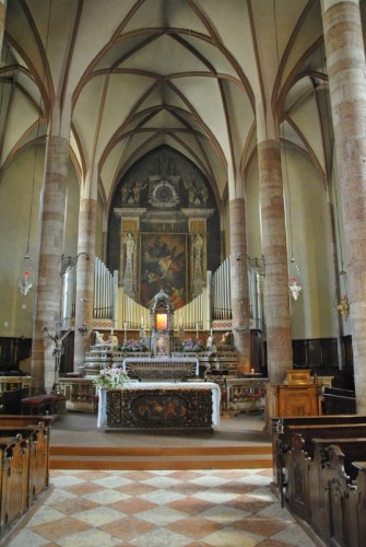 Pergine Valsugana - Altare Maggiore della Chiesa di Santa Maria