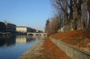 Torino, Giardini Ginzburg e Ponte Vittorio Emanuele I