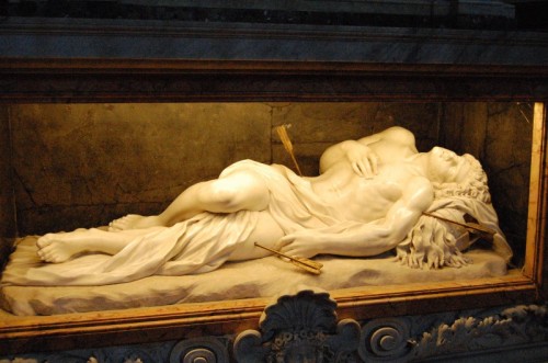 Roma - Sepolcro di San Sebastiano martire