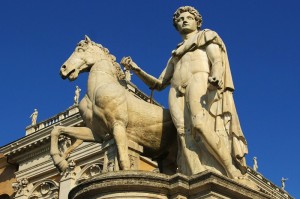 Uno dei Dioscuri-Roma-Piazza del Campidoglio