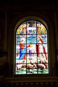 il pastore con il suo grege