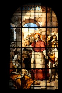 vetrata dei cardinali