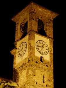 VILLARBASSE - Torre campanaria della Chiesa parrocchiale S. Nazario