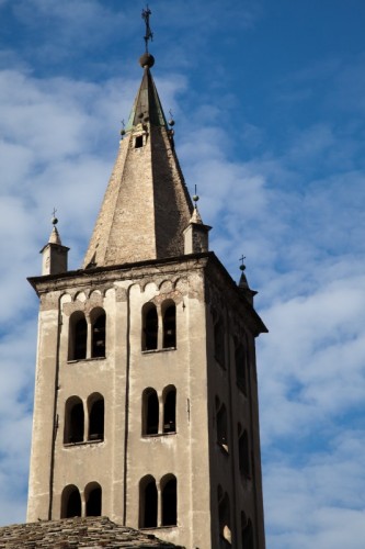 Aosta - Campanile della Cattedrale di Aosta