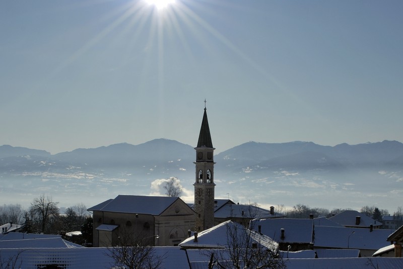''Il campanile d’ inverno'' - Santa Giustina