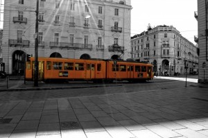 tram giallo