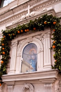 Edicola Adornata per la novena