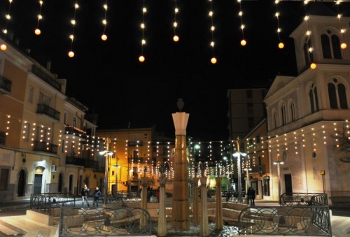 San Marco in Lamis - Luci di Natale in Piazza Madonna delle Grazie