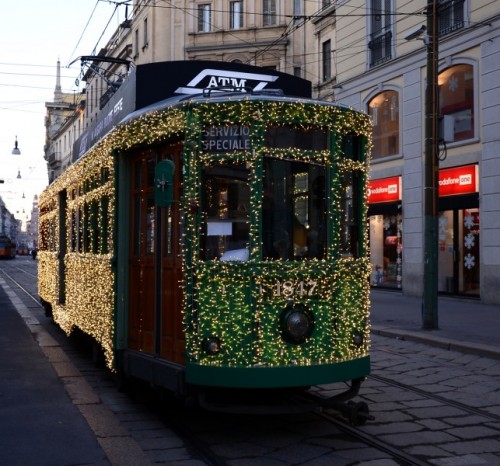 Milano - Il Tram di Babbo Natale..