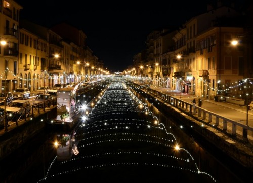 Milano - Un "Naviglio" di luci