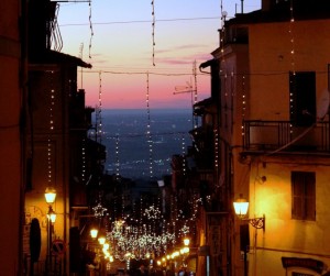 Pioggia di stelle al tramonto