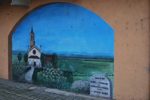 Raffigurazione del Santuario della Madonna di Casaletto