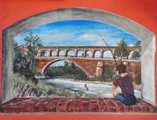 Bagnasco - Il bambino pescatore Bagnasco - Il bambino pescatore