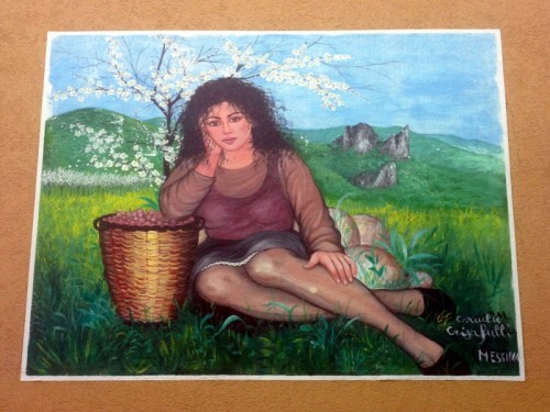 Guiglia - Il cesto di ciliegie Guiglia - Il cesto di ciliegie