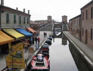 lungo i canali di Comacchio