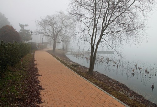 Piverone - Nebbia sul lago