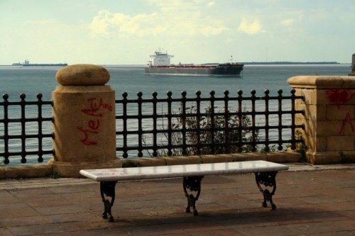 Taranto - Panchina con dedica