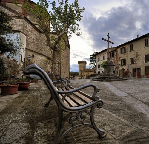 Lucignano - In una fredda serata Lucignano - In una fredda serata