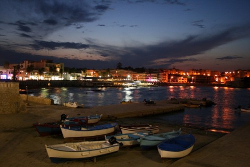 Otranto - Porticciolo di Otranto. Notte d'estate
