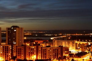 Il panorama da casa mia