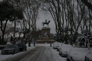 Nevicava a Roma