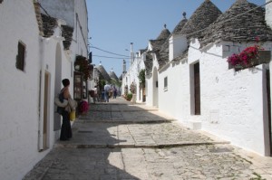 uno scorcio su Alberobello Ba
