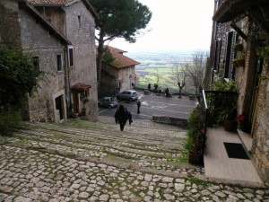 scalinata del belvedere