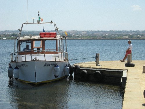 Marsala - Il traghetto per Mozia.