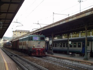 treni alla stazione