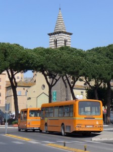 Il capolinea dei bus a Viterbo