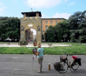 L’artista e la bici