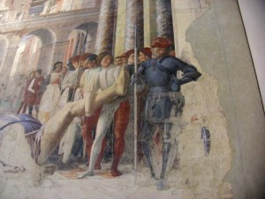 Affresco nella Cappella Ovetari