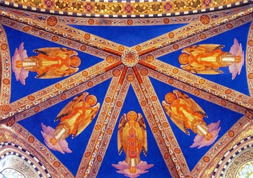 Falconara Marittima - angeli della volta della chiesa S.Antonio da Padova