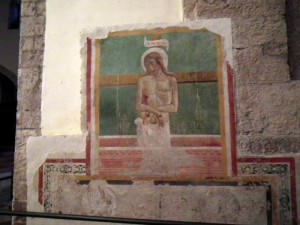 Resti di affreschi del XIV secolo