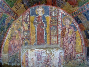 Altare della chiesa rupestre di Santa Margherita in Melfi