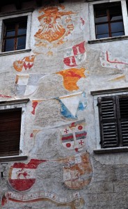 affreschi in piazza italia