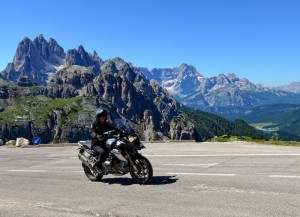 In salita al rifugio Auronzo