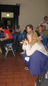 …E si,… la “fotografa” più fotografata dell’evento!!! Grande Alex!