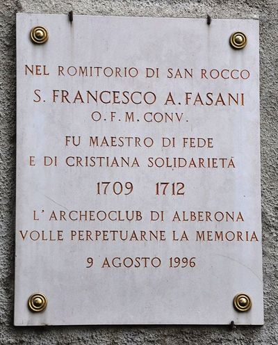 Alberona - Lapide a S. Francesco Antonio Fasani.jpg