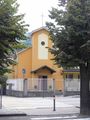 Aosta - Istituto San Giovanni Bosco delle Figlie di Maria Ausiliatrice - Chiesa (Vista frontale esterna).jpg