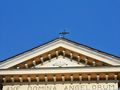Arcola - Santuario di Nostra Signora degli Angeli - particolare della facciata 1.jpg