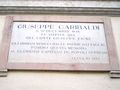 Assisi - A Giuseppe Garibaldi - Lapide commemorativa.jpg