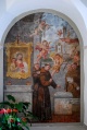 Bitetto - Cappella della Reliquia,(primitiva cappella del Beato), - dipinto - dettaglio interno.jpg